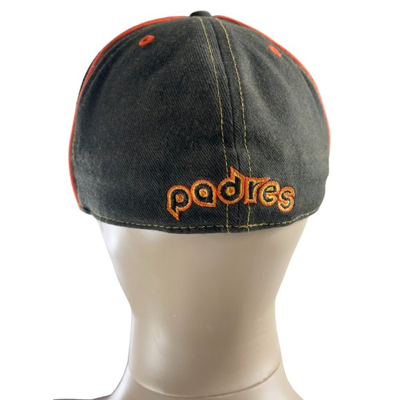 New Era Men's San Diego Padres Brown/Yellow Fitted Baseball Cap Hat Size 7 3/8 - Picture 3 of 6